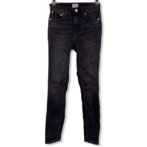 J. Crew Denim - J‎ Crew Black 10” High Rise Toothpick Skinny 24